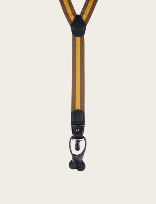 Bretelle a righe bicolor