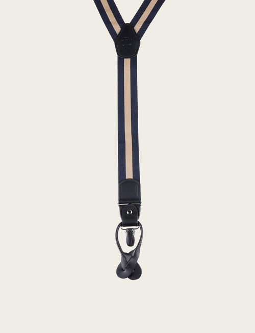 Bretelle a righe bicolor