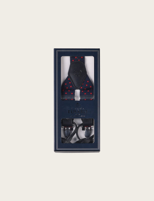 Bretelle fantasia a pois grandi