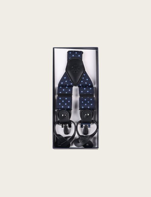 Bretelle fantasia a pois grandi