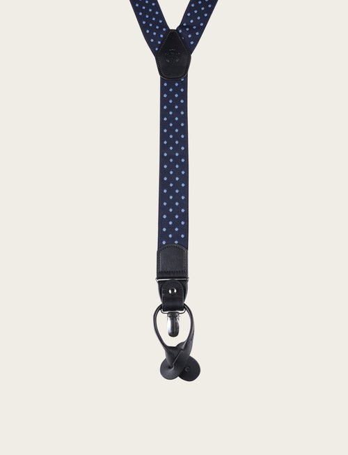 Bretelle fantasia a pois grandi