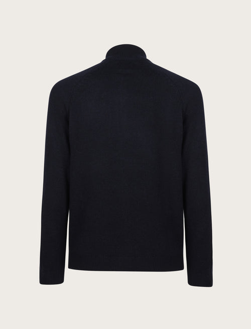 Cardigan full zip in lambswool