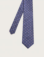 Cravatta in seta fantasia cachemire