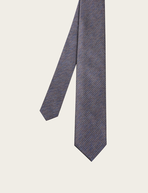 Cravatta in seta a intarsio