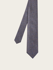 Cravatta in seta a intarsio