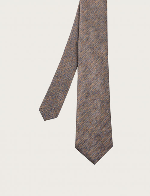 Cravatta in seta a intarsio