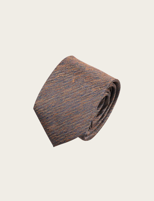 Cravatta in seta a intarsio