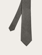 Cravatta in seta con micro fantasia geometrica