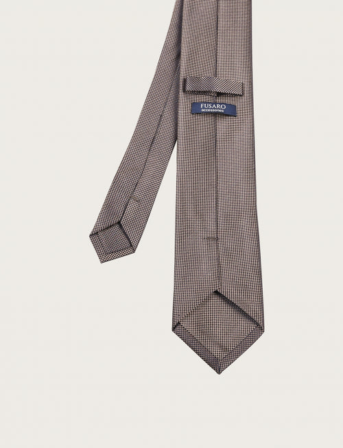 Cravatta in seta dobby