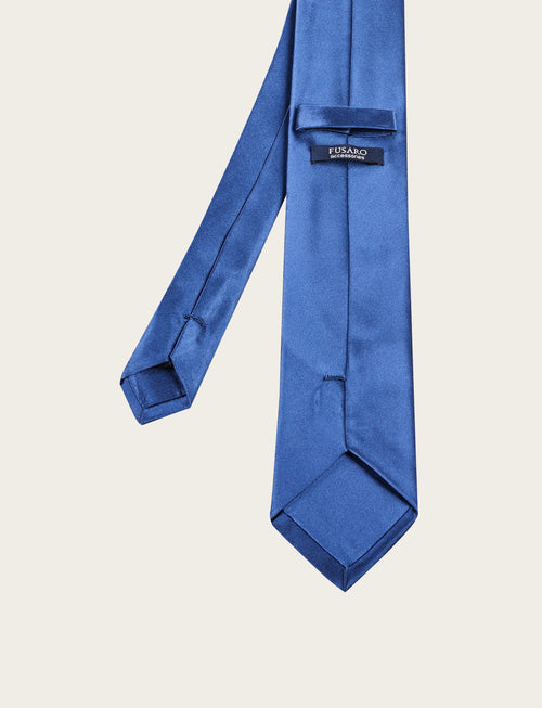 Cravatta in seta tinta unita