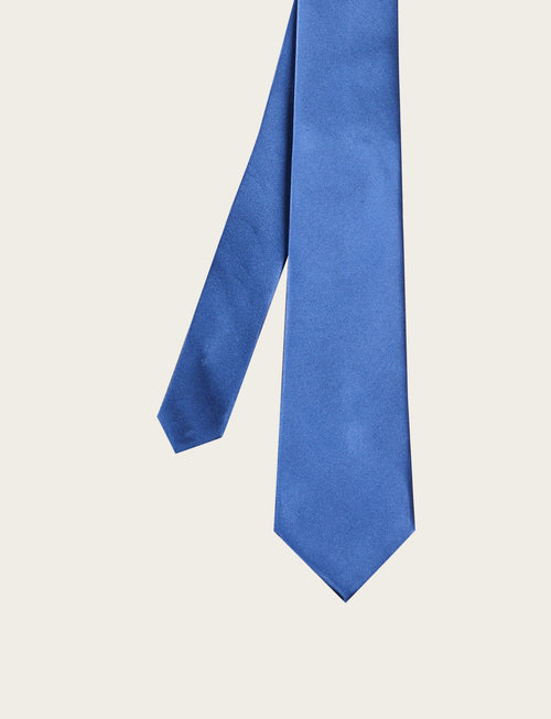 Cravatta in seta tinta unita