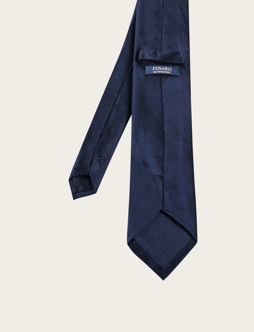 Cravatta in seta tinta unita
