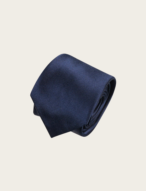 Cravatta in seta tinta unita