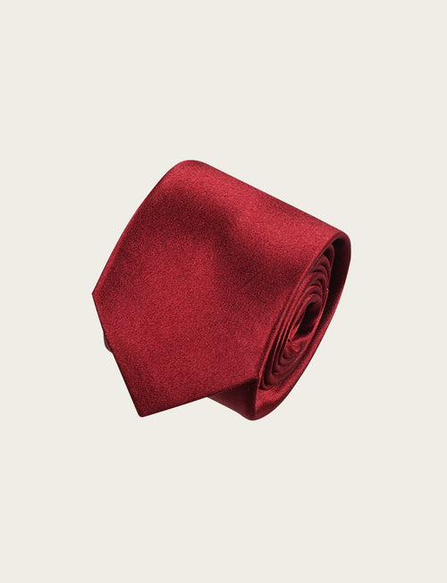 Cravatta in seta tinta unita