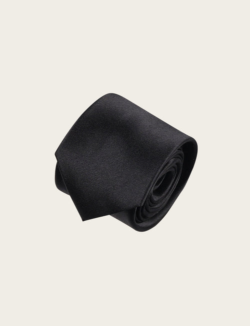 Cravatta in seta tinta unita