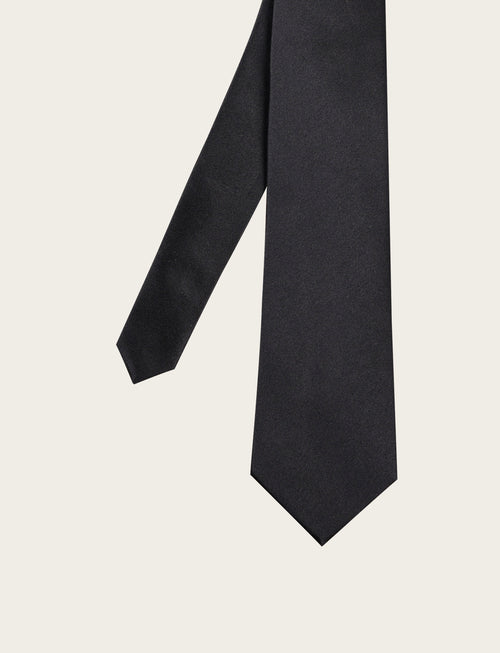 Cravatta in seta tinta unita
