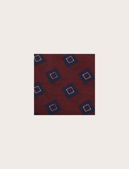 Pochette con disegno geometrico luigi fusaro