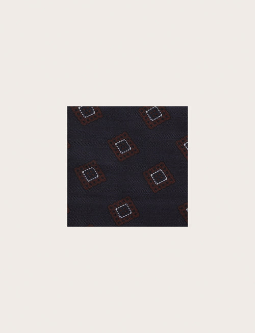 Pochette con disegno geometrico luigi fusaro