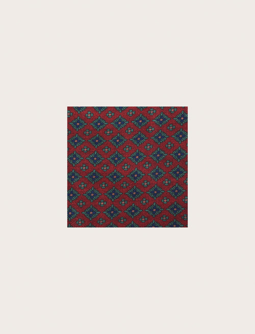 Pochette con motivo geometrico luigi fusaro