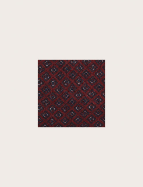Pochette con pattern geometrico luigi fusaro