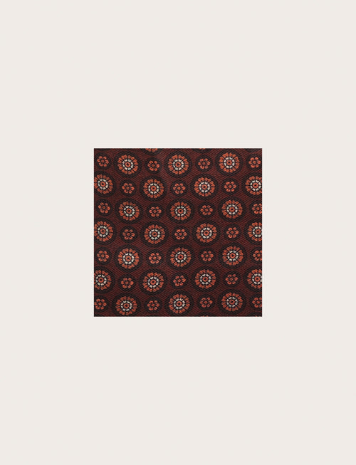 Pochette con pattern geometrico circolare luigi fusaro