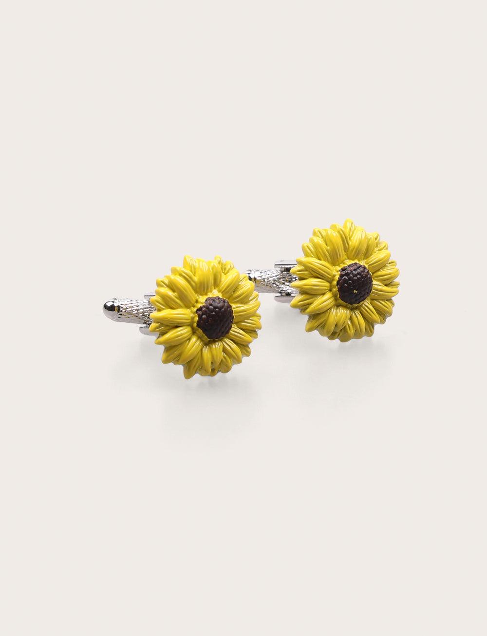 Gemelli da camicia con girasoli
