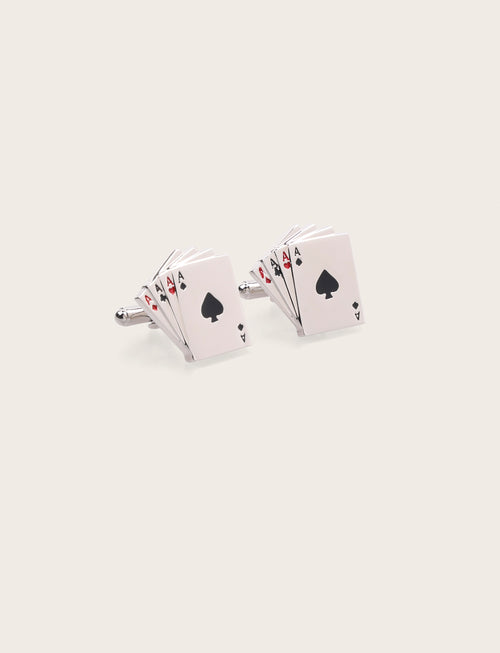 Gemelli da camicia carte da poker