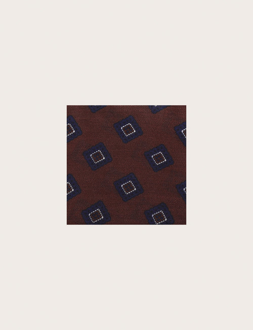 Pochette con disegno geometrico luigi fusaro