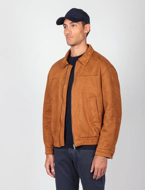 Giubbotto in alcantara