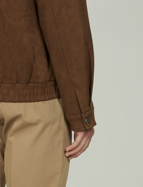 Giubbotto in alcantara