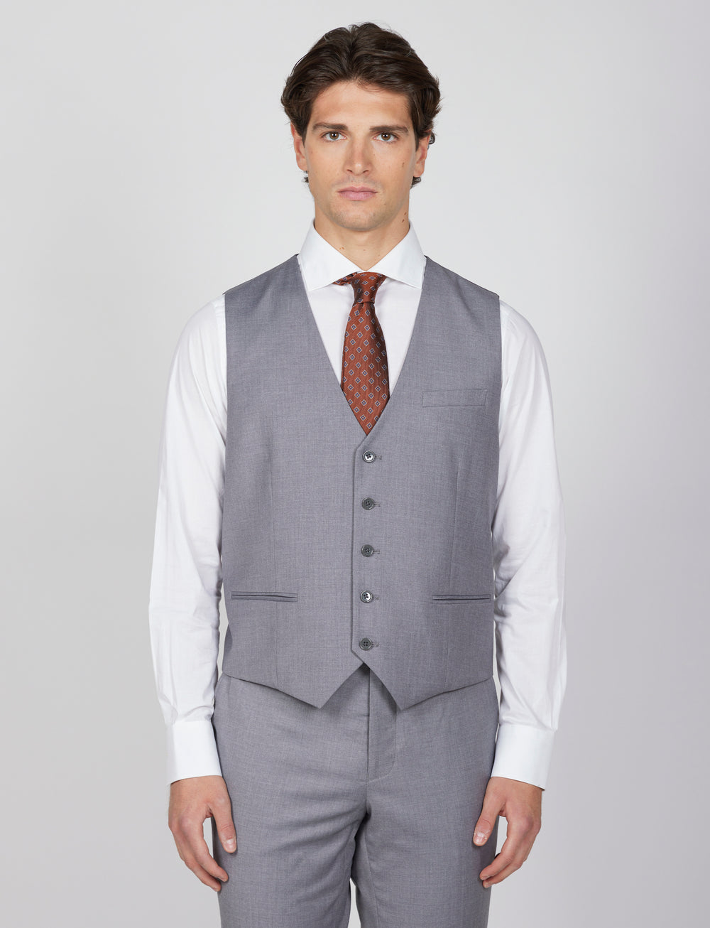 Gilet classico tinta unita
