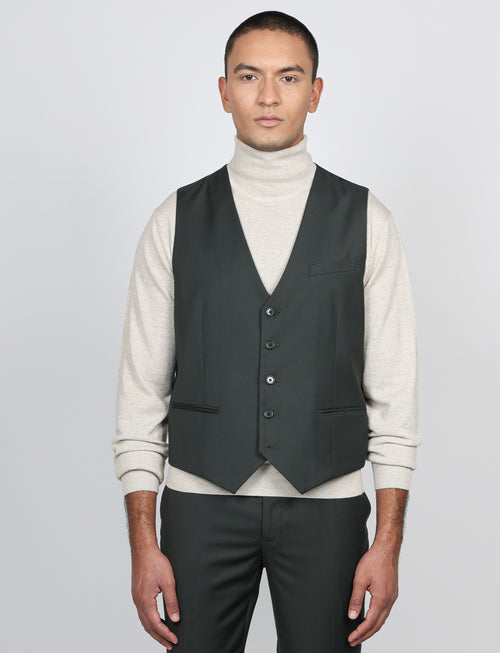 Gilet classico tinta unita