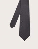 Cravatta in seta micro motivo a fiori