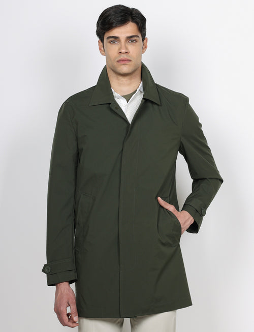 Trench in tessuto tecnico