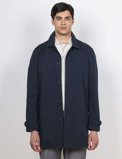 Trench in tessuto tecnico