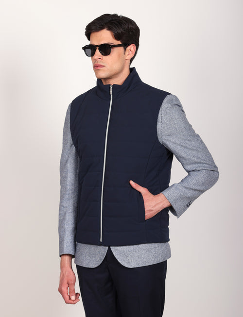 Gilet trapuntato tecnico