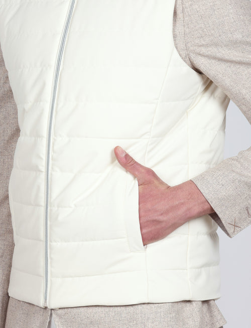 Gilet trapuntato tecnico