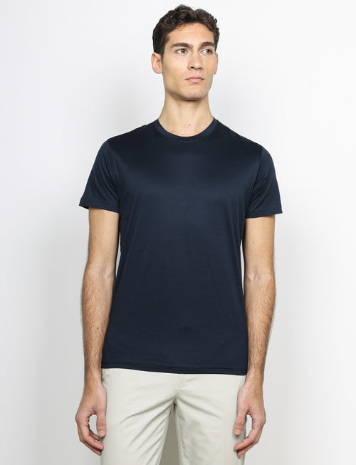 T shirt 100% cotone jersey  |Colore:Blu