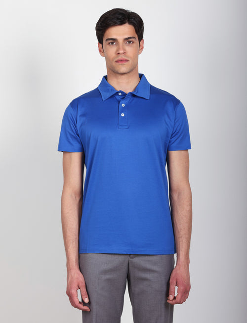 Polo in 100% cotone jersey