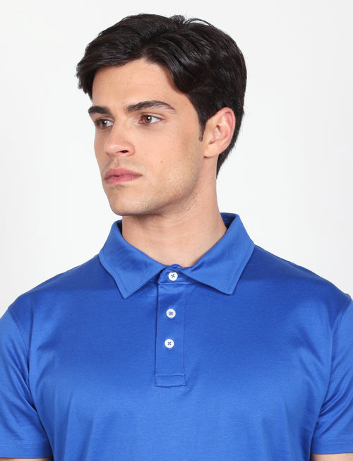 Polo in 100% cotone jersey
