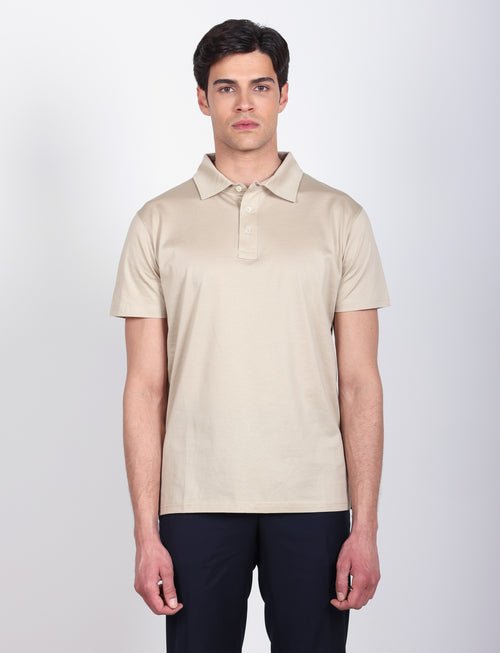 Polo in 100% cotone jersey