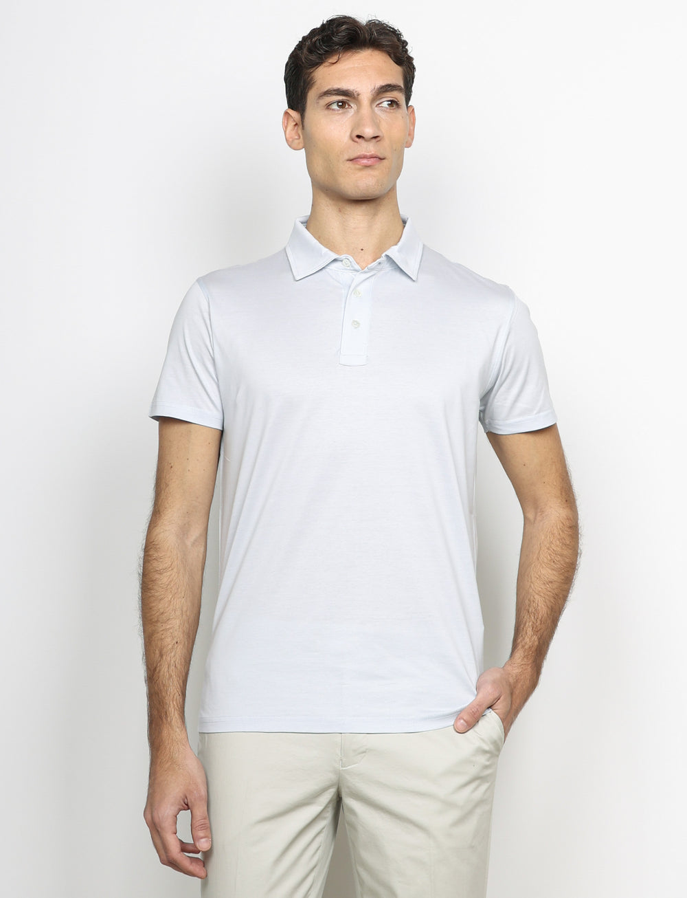 Polo in 100% cotone jersey