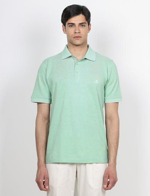Polo in cotone nido d'ape luigi fusaro