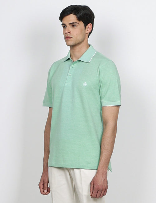 Polo in cotone nido d'ape luigi fusaro