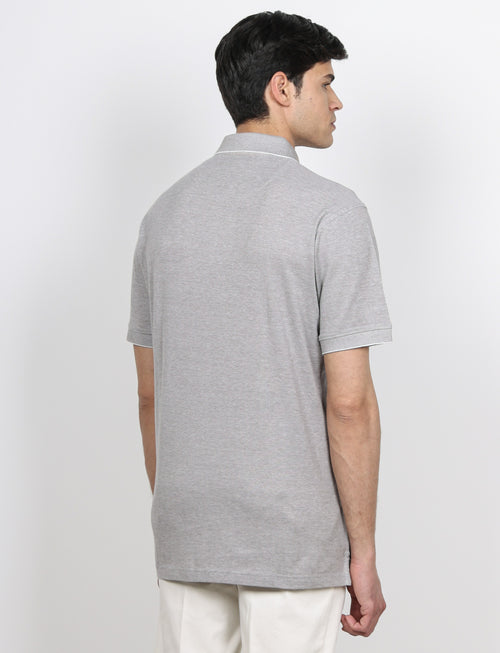 Polo in cotone nido d'ape luigi fusaro