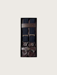 Herringbone patterned wool braces