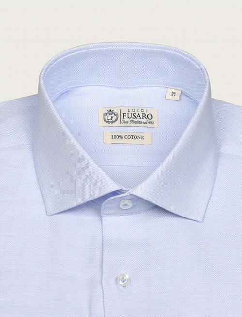 Camicia in cotone operato luigi fusaro