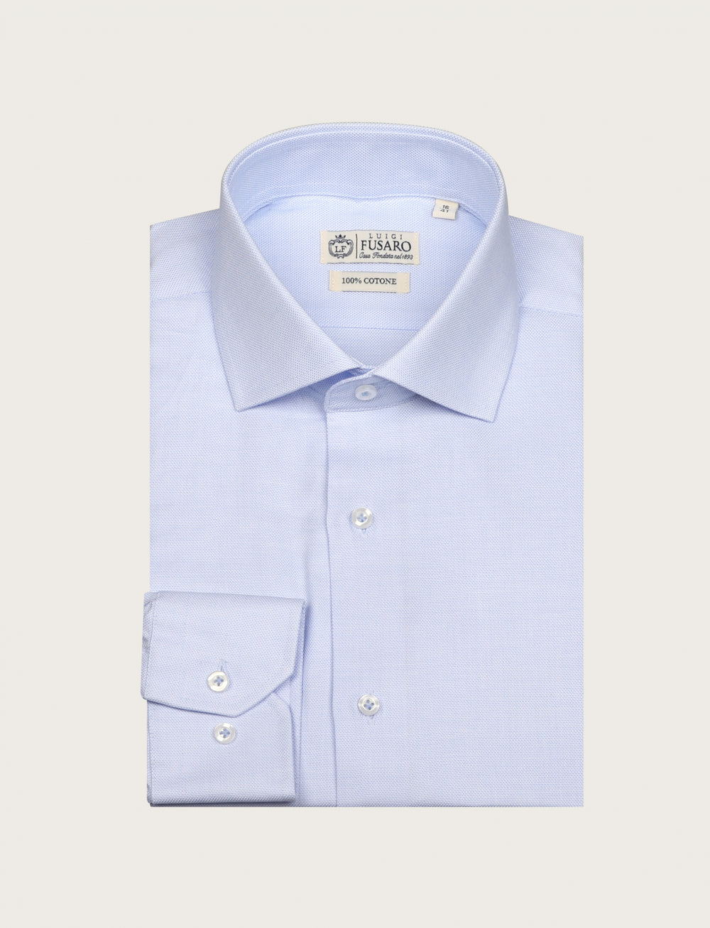 Camicia in cotone operato