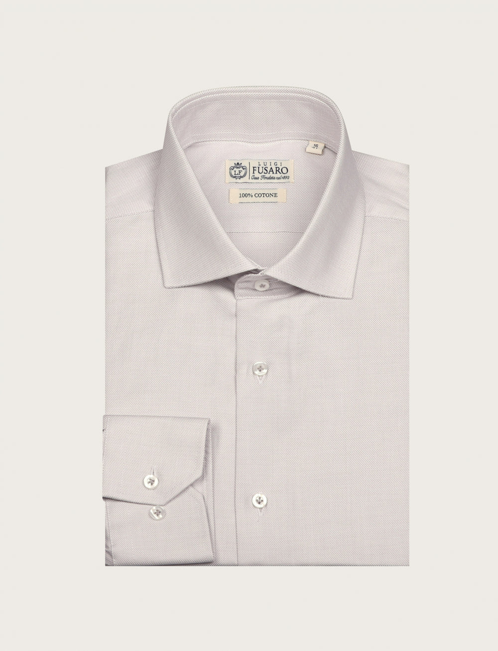 Camicia in cotone operato