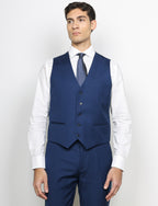 Gilet classico tinta unita |Colore:Avio
